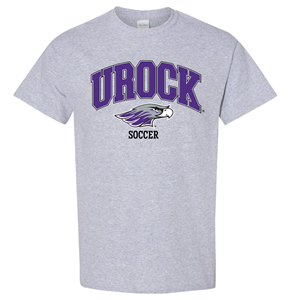 T-Shirt URock over Mascot Soccer CS -  grey