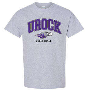 T-Shirt URock over Mascot Volleyball CS -  grey