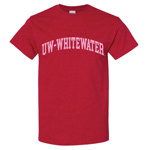 Valentine's T-Shirt Pink on Red CS