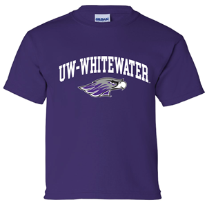 Image of Youth T-Shirt UW-Whitewater over Mascot CS