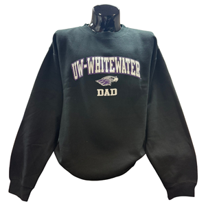 CI Sport Crewneck UW-Whitewater over Mascot Dad - main view