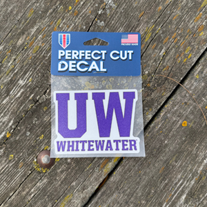 Image of Decal - 4x4 with UW over Whitewater