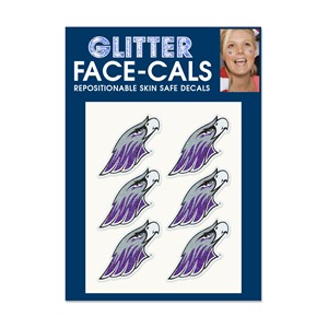 Glitter Face-Cals - Mascot Head Design - main view