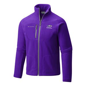 Columbia Full Zip Fast Trek ll Embroidered Mascot over Warhawks