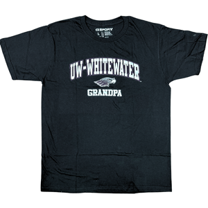 CI Sport T-Shirt UW-Whitewater over Mascot Grandpa - main view