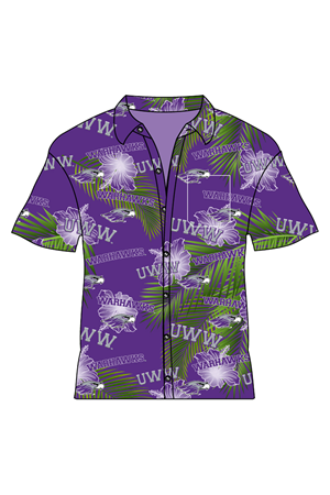 Freedomwear Button Up Hawaiian Shirt Silly Toast Design