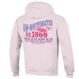 Image of Champion Hooded Sweatshirt UW-Whitewater Warhawks with Groovy Design - 2 (SKU: 107725913) Image of Champion Hooded Sweatshirt UW-Whitewater Warhawks with Groovy Design - 2