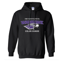Color Guard Hooded Sweatshirt UWW Branded -  black