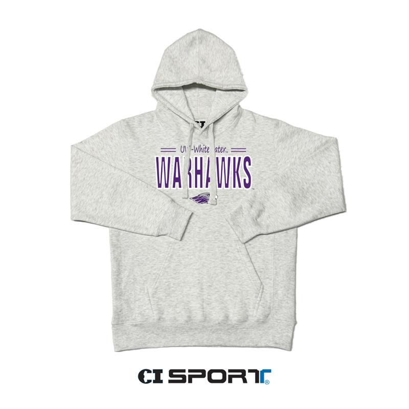 Image of CI Sport Hooded Sweatshirt Embroidered UW-Whitewater Warhawks over Mascot (SKU 107728813) Image of CI Sport Hooded Sweatshirt Embroidered UW-Whitewater Warhawks over Mascot (SKU 107728813)