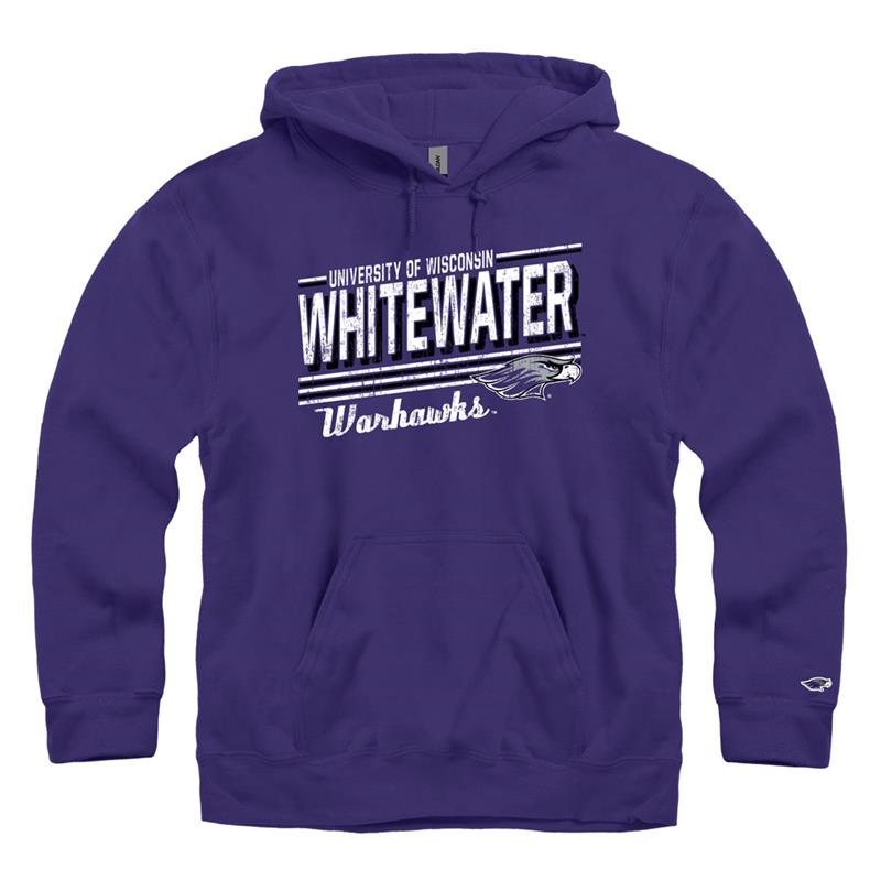 Image of New Agenda - Hooded Sweatshirt Distressed University of Wisconsin Whitewater with Mascot over Warhawks (SKU 107739013) Image of New Agenda - Hooded Sweatshirt Distressed University of Wisconsin Whitewater with Mascot over Warhawks (SKU 107739013)