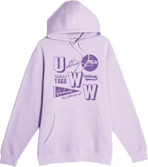 College House Hoodie Purple Gameday Design - main view