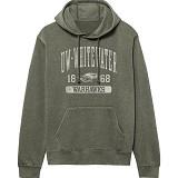 Image of Ouray Hooded Sweatshirt Distressed with UW-Whitewater over 1868 Mascot and Warhawks