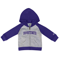 Champion Full Zip Hooded Sweatshirt with UW-Whitewater