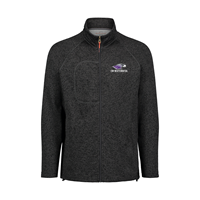 MV Sport Embroidered Mascot over UW-Whitewater Fleece Full Zip Sweatshirt