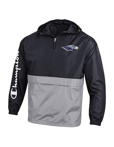 white champion packable jacket