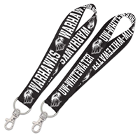 Image of Key Strap - 1 Strap with Reversible Black Whitewater Design