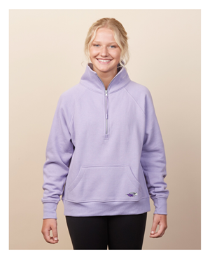 Freedomwear Women's Scuba 1/4 Zip Mascot Head on Pocket
