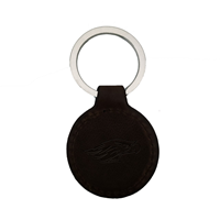 Key Chain - Leather Fob with Imprinted Mascot