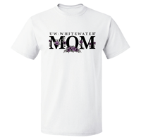 Freedomwear T-Shirt UW-Whitewater over Mom with Floral Design