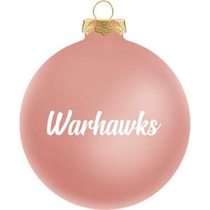 Image of Ornament - Pink with Warhawks