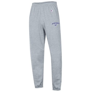 Champion Cuffed Sweatpants with UW-Whitewater and Mascot in Top Corner - main view