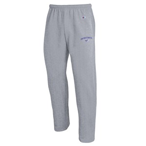 Champion Wide Leg Sweatpants with UW-Whitewater and Macot in Top Corner - main view