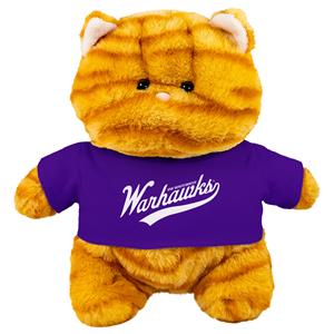 Image of Plush - Chubby Wubby Cat with UW-Whitewater Warhawks
