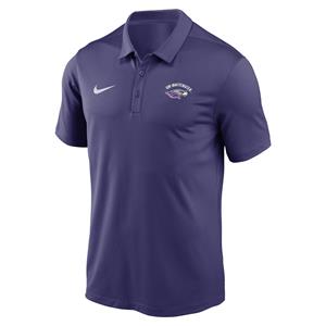 Image of Nike Victory Polo with Embroidered UW-Whitewater arched over Mascot