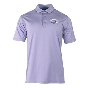 Columbia Polo Light Purple UW-Whitewater Arched over Mascot - main view