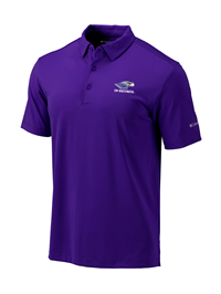 Columbia Golf Polo with Embroidered Mascot over UW-Whitewater