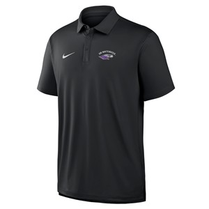Nike Polo with UW-Whitewater Arched over Mascot - main view