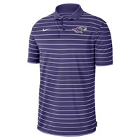 Nike Sideline Official On Field Apparel Striped Polo with Embroidered Mascot
