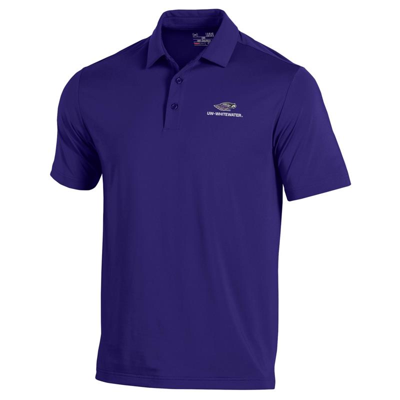 Image of Under Armour Polo with Mascot over UW-Whitewater (SKU 1077620942) Image of Under Armour Polo with Mascot over UW-Whitewater (SKU 1077620942)