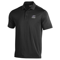Underarmour Loose Fit Polo with Embroidered Mascot over UW-Whitewater Alumni