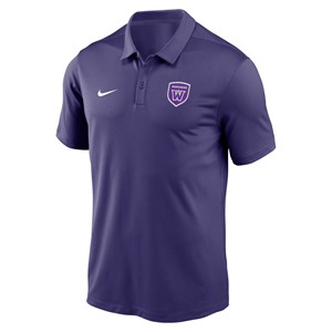 Nike Polo with  Athletic W under Warhawks Sheild on Right Chest - main view
