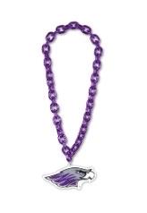 Purple Chain Necklace with Mascot Head