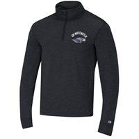 Champion Two Tone 1/4 Zip with Embroidered UW-Whitewater arched over Mascot