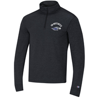Champion 1/4 Zip Sweatshirt 2 Tone Design with Embroidered UW-Whitewater arched over Mascot