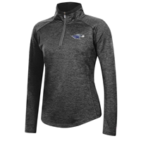 Women's 1/4 Zip Sweatshirt Heather Design with Embroidered Mascot