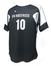 Champion Black Replica Soccer Jersey with UW-Whitewater