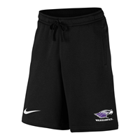 Image of Nike Shorts Fleece Material with Mascot over Warhawks -  1