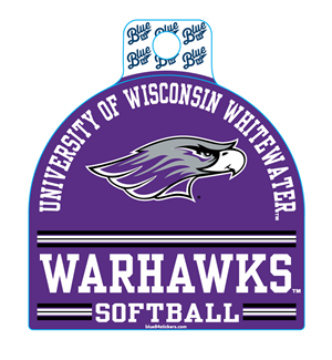 Sticker - 3.5" Warhawks Softball - main view