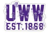 Image of Sticker - UWW over Established 1868 Floral