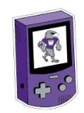 Sticker - Vintage Video Game with Mascot