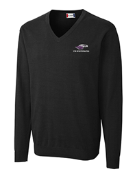 Cutter & Buck Black V-Neck Sweatshirt