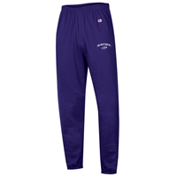 Champion Jogger Sweatpants with Mini UW-Whitewater arched over Mascot graphic
