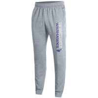 Champion Jogger Sweatpants with UW-Whitewater over Warhawks and Mascot