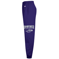 Champion Sweatpants with UW-Whitewater Warhawks and Large Mascot