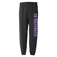 Freedomwear Sweatpants with Warhawks in UW-Whitewater Design and Drawstring