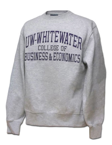 Blue 84 Crew Sweatshirt UW-W College of Business & Economics